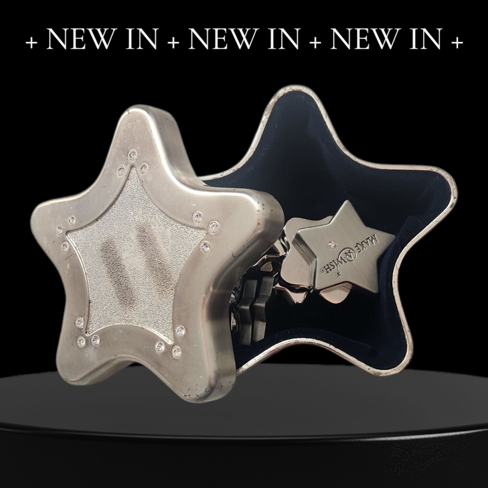 Star-Shaped Silver Keepsake Box